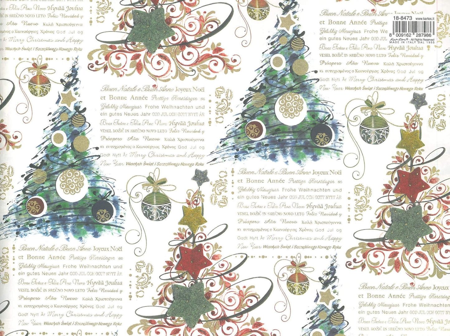 18-8473  CARTA REGALO KARTOS 70x100 NATALE
