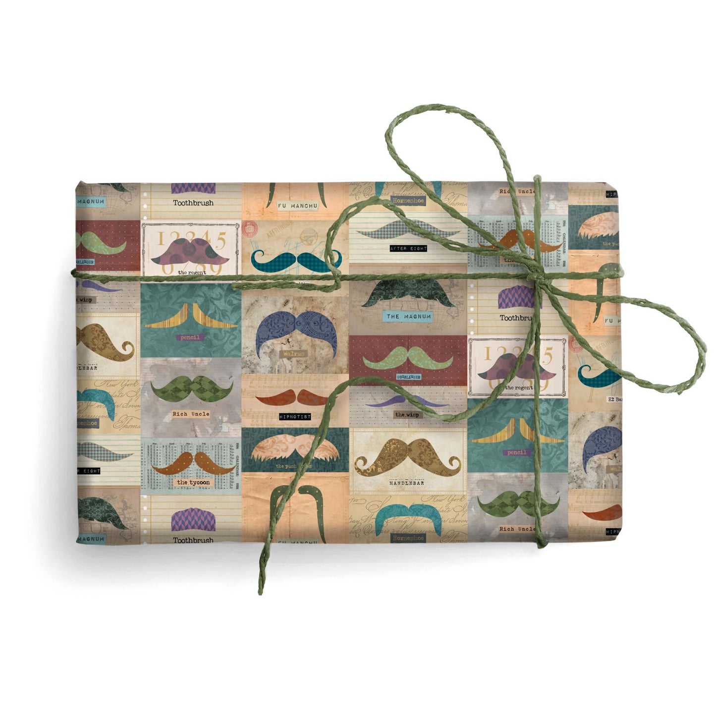 Carta Regalo Baffi Buffi con Dettagli Oro Foglio 70 x 100 cm - 189397