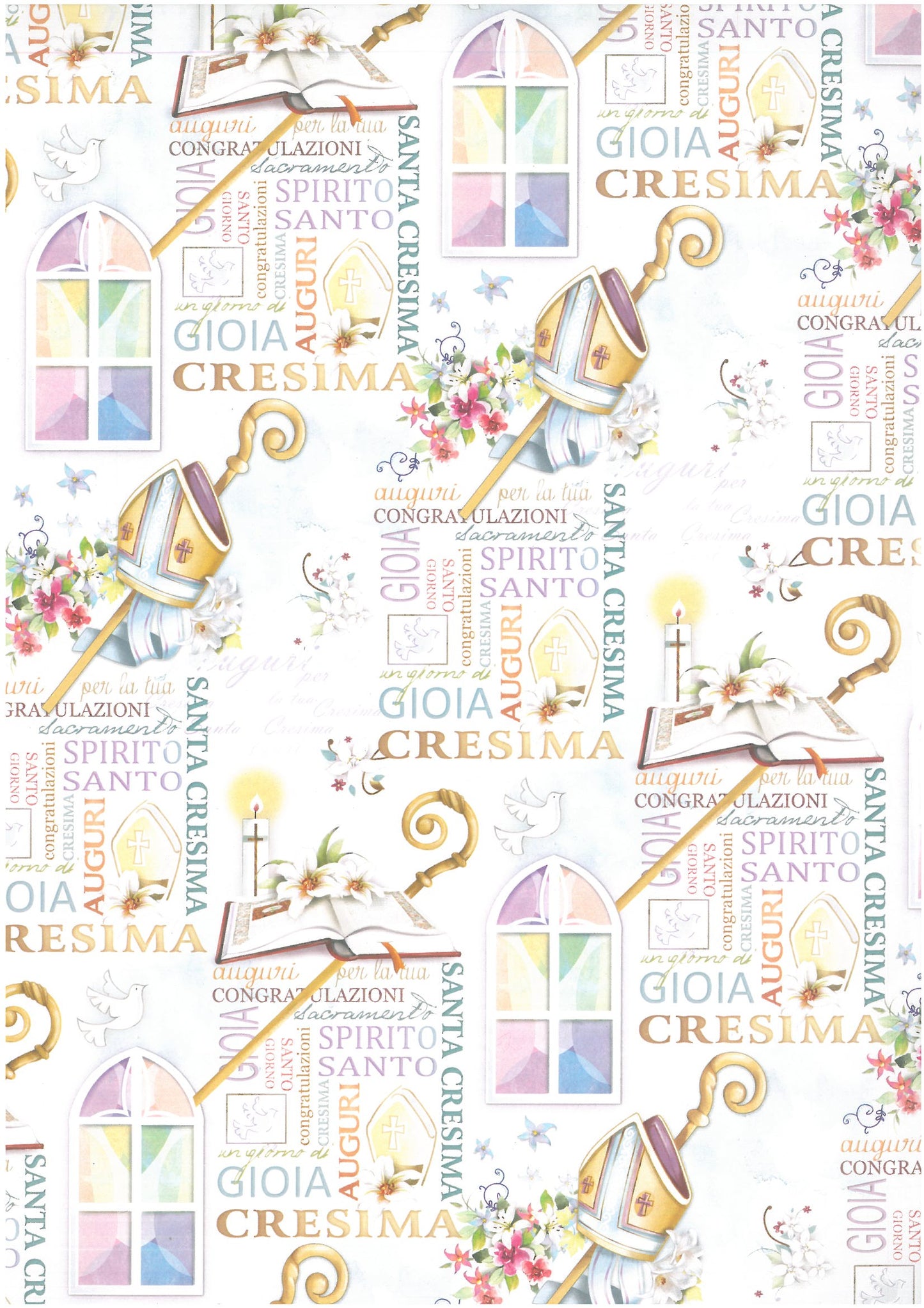 18-8532  CARTA REGALO KARTOS 70x100 CRESIMA  (10PZ)