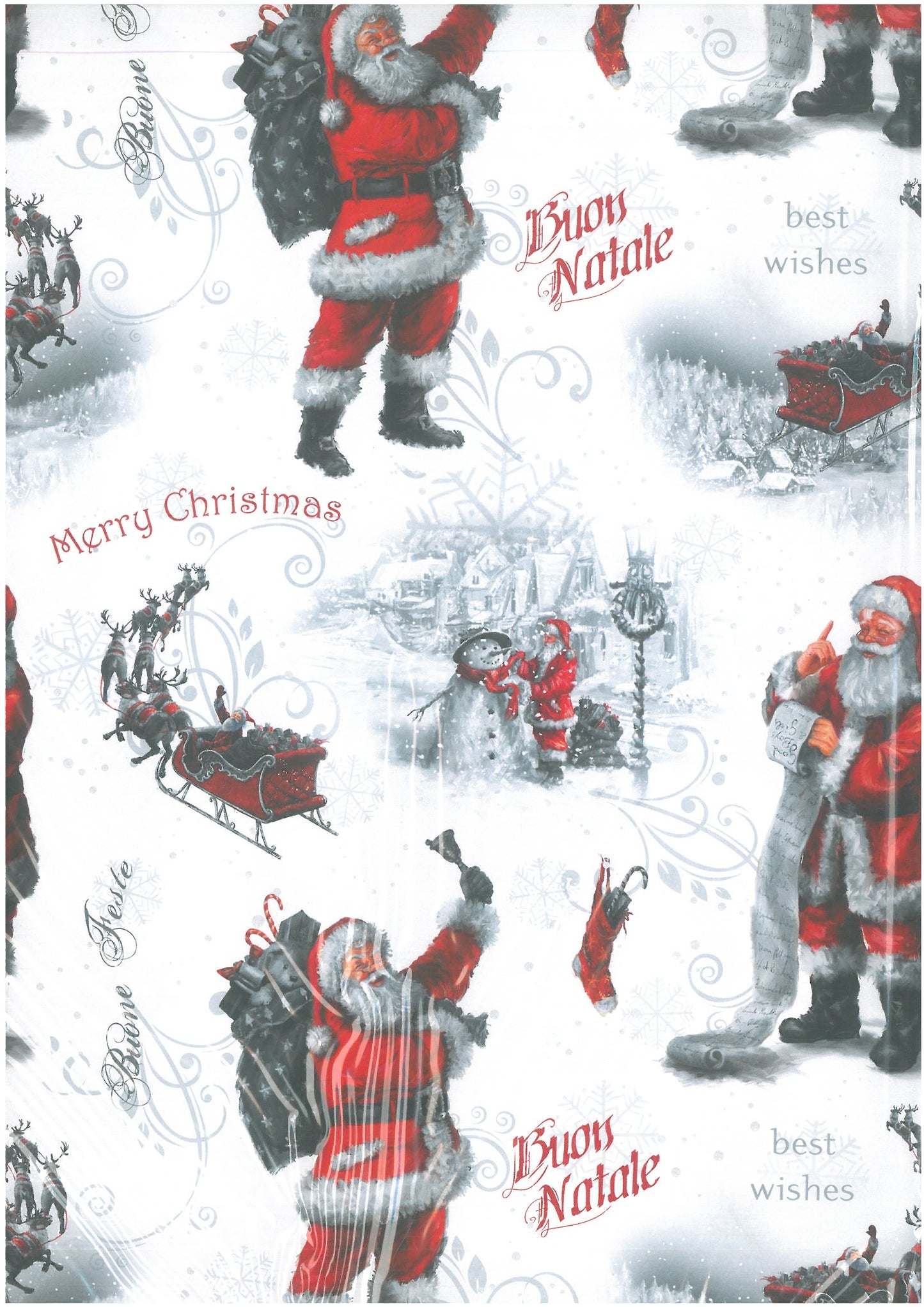 18-8788  CARTA REGALO KARTOS 70x100 NATALE