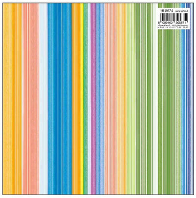 18-8674  CARTA REGALO KARTOS 70x100 - RIGHE COLORATE