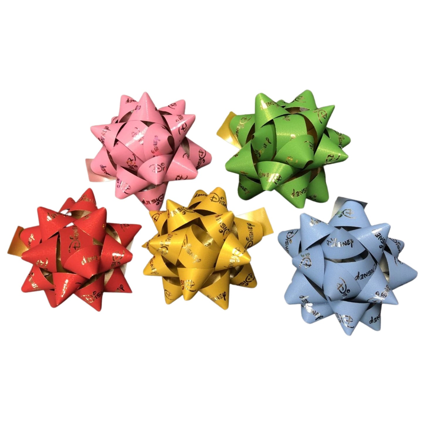 Coccarde decorative Disney Sadoch 6,5 mm con finitura dorata o argentata per confezioni regalo