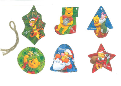 SEGNA PACCHI DISNEY XMAS SADOCH 6cm x 5,5CM (6PZ)