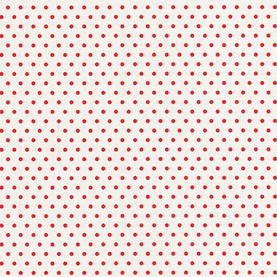Carta regalo Sadoch ecoCarta bianca con pois rossi 70x100 cm in carta riciclata 100%