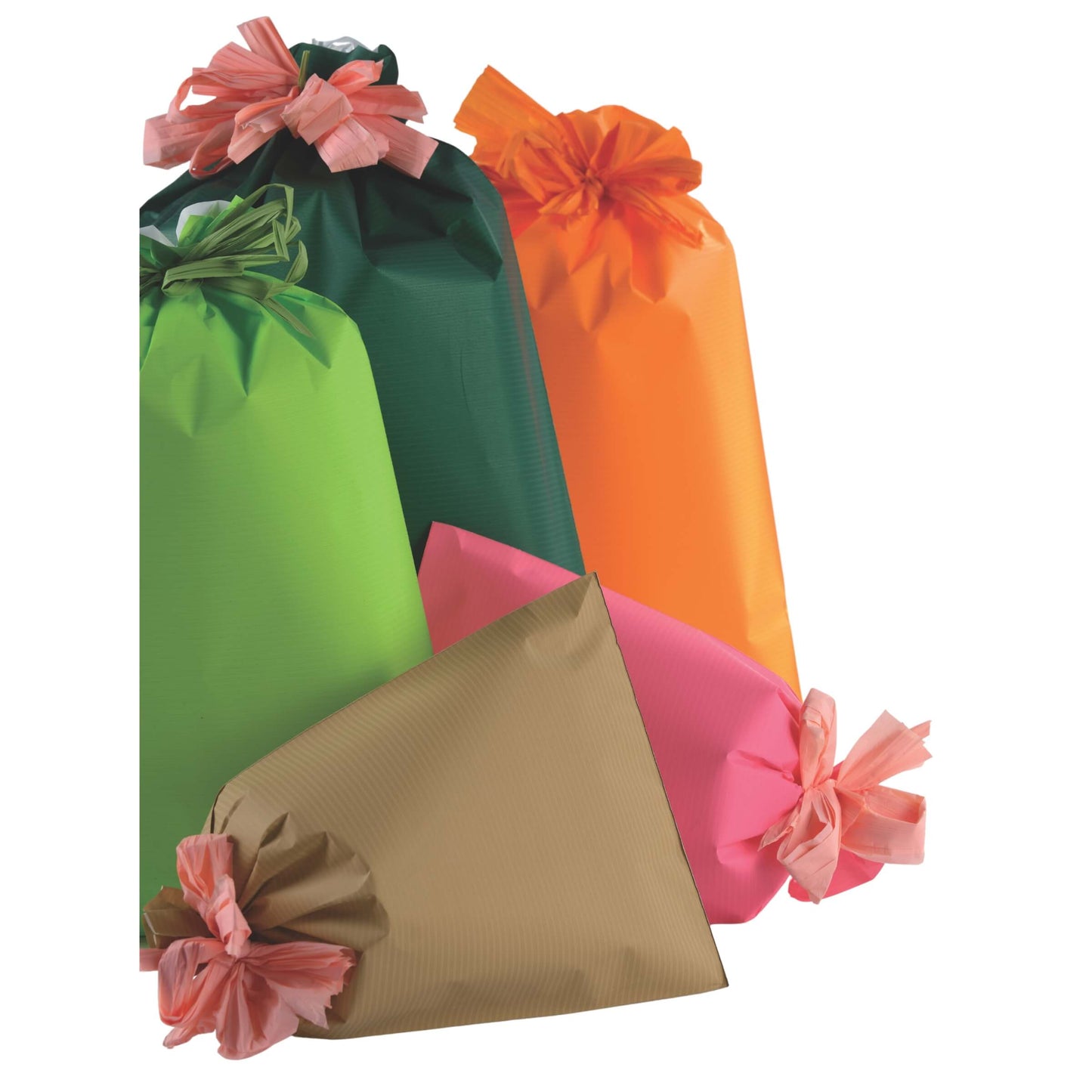 Buste regalo PPL 20x35 cm Millerighe in polipropilene con finitura a righe verticali