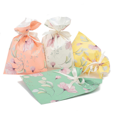 Buste regalo PPL 35x50 cm motivo anemone floreale, confezione da 50 pezzi