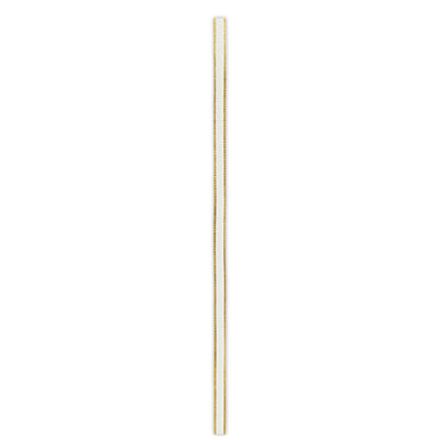 Bobina cordino ecopelle bianco oro 3mm 50m per packaging bomboniere e decorazioni