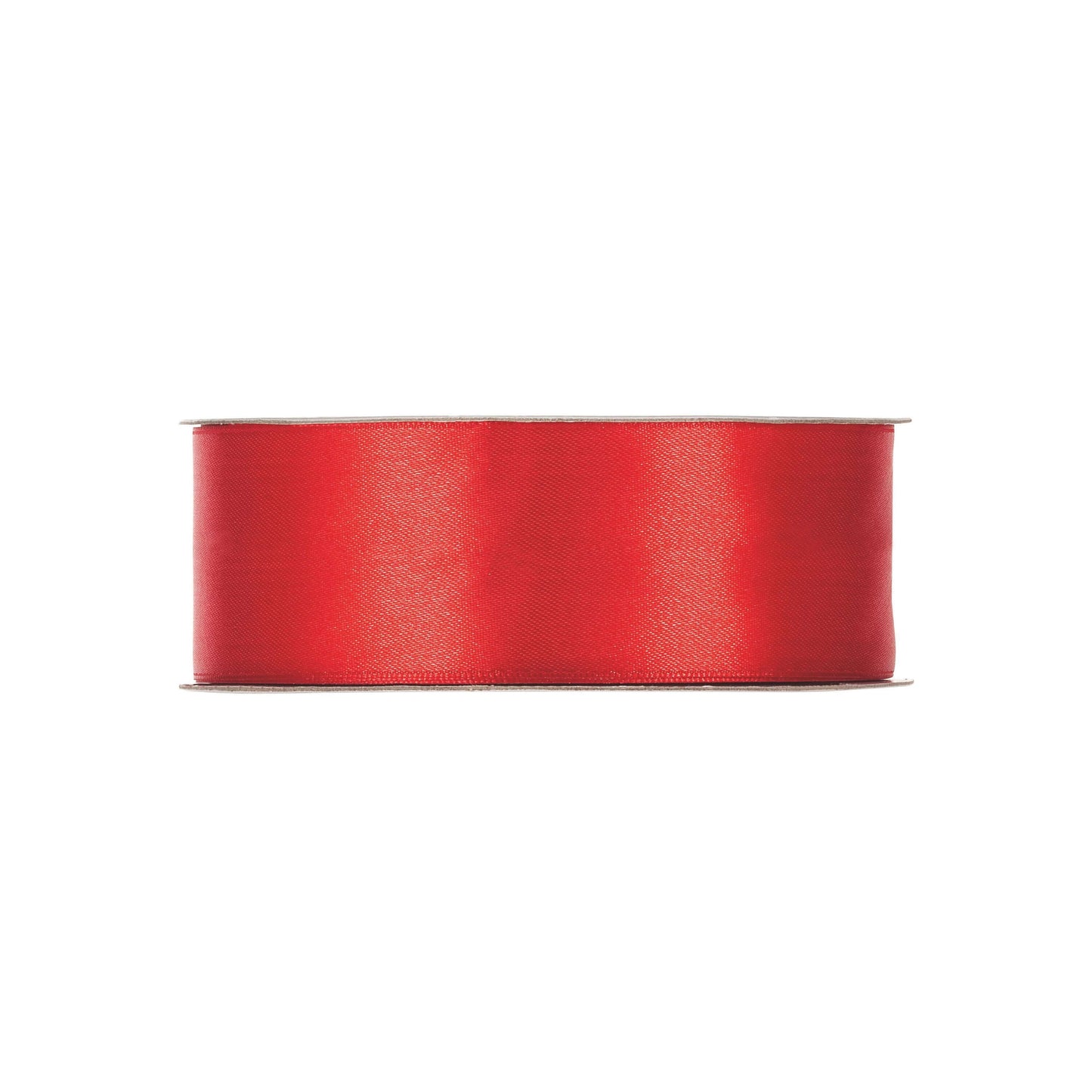Nastro doppio raso rosso 25mm x 50m per confezionamento e allestimenti festivi