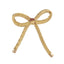Fiocco in corda di velluto preformato oro 160 mm Scotton per confezioni regalo eleganti