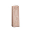 Shopper REX bottiglia kraft avana 12x37x9cm stampa a caldo oro 200g/m² cordoncino