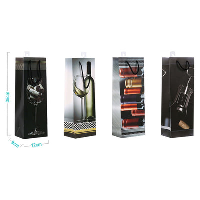 SHOPPER PER BOTTIGLIA 12 x 9 x 35 cm - JB0568