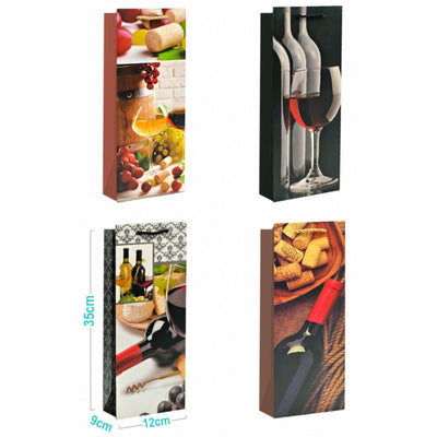 SHOPPER PER BOTTIGLIA 12 x 9 x 35 cm - JB4184