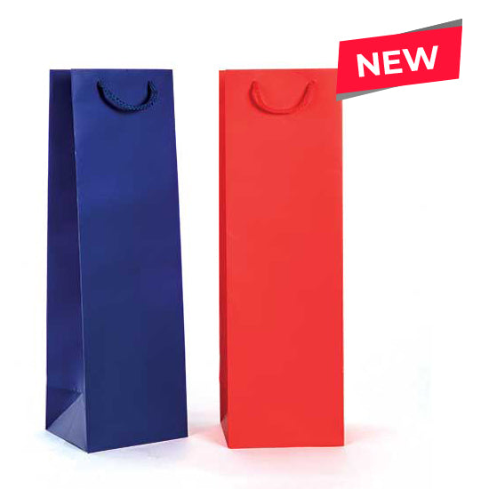 Shopper portabottiglie 210g 12x39x10,5cm 53NIK166 con cordura colorata e biglietto