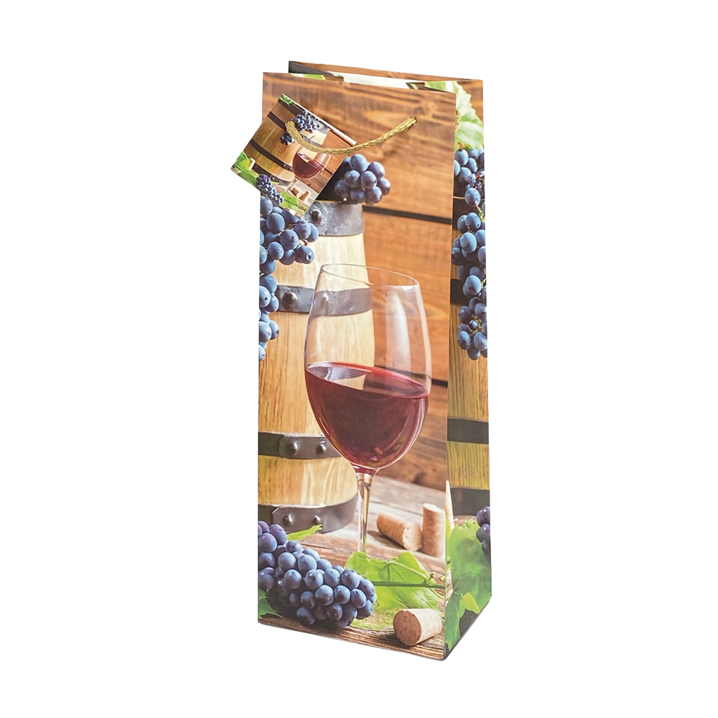 Soggetto C shopper vino plastificata opaca tema enologico 60001