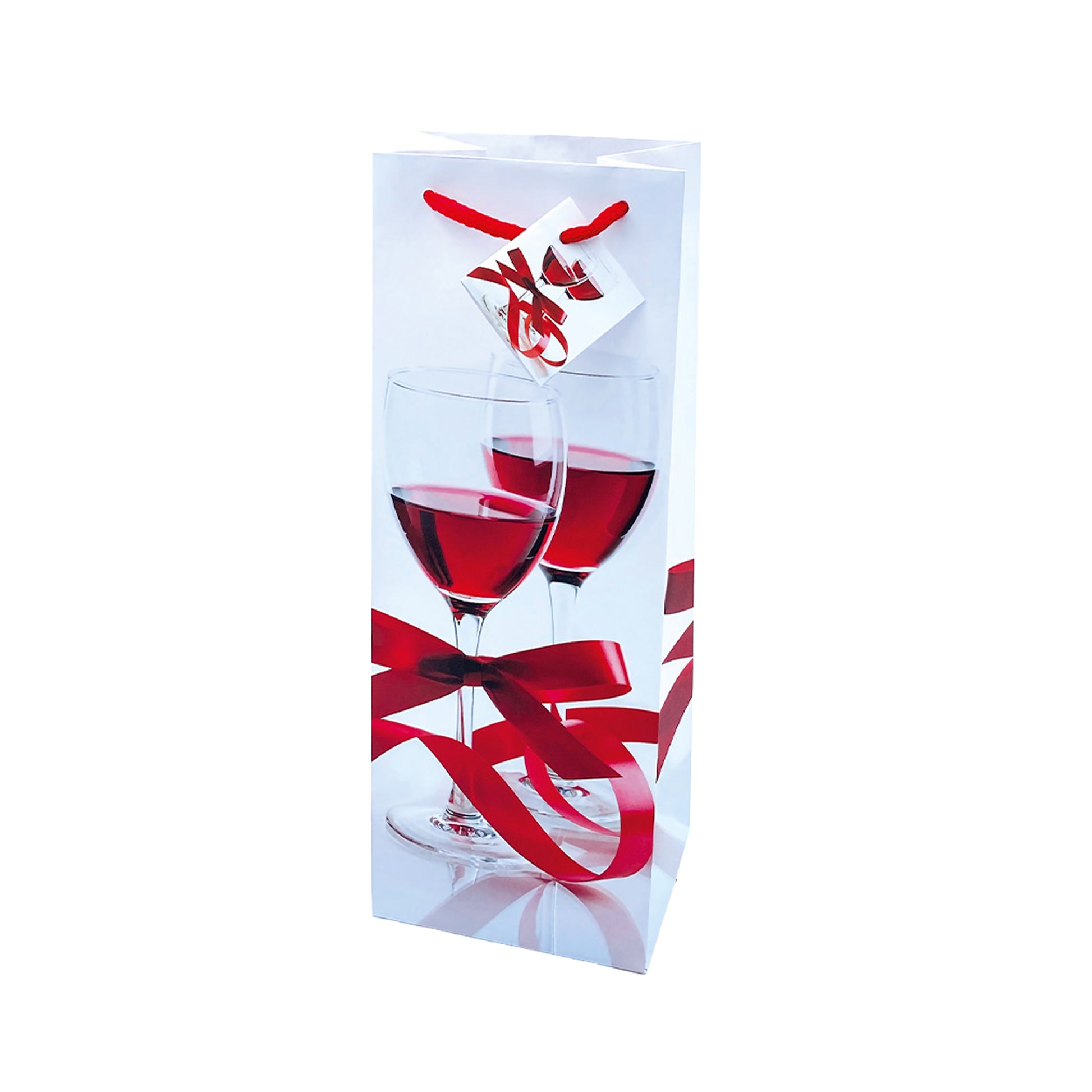 Dettaglio grafica calici shopper kraft natale 60946 soggetto A