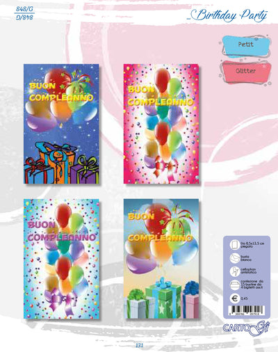 848/G  - B.C. MIGNON BIRTHDAY PARTY (60PZ)