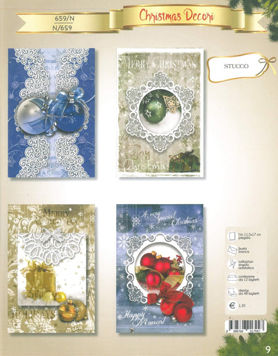 659/N  -  BUON NATALE STUCCO  (12PZ)