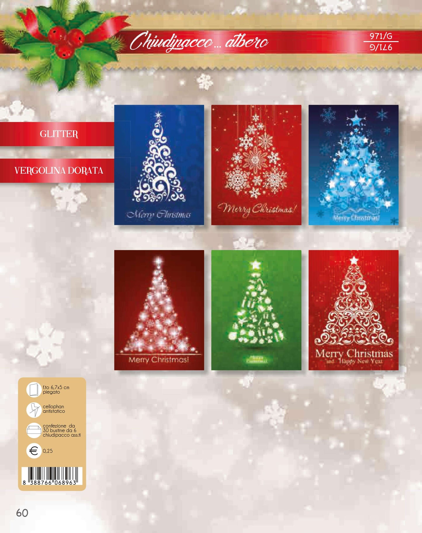 971/G - BUON NATALE 6 CHIUDIPACCO ALBERO
