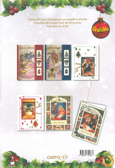 423/N  -  BUON NATALE CHIUDIPACCO SACRO  (30PZ)