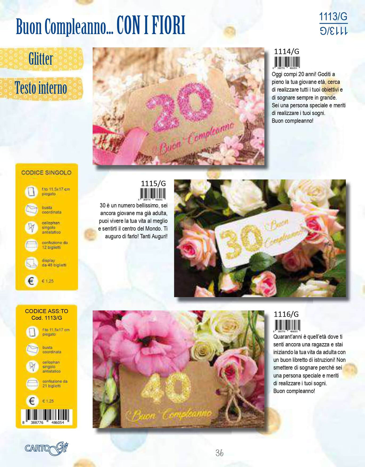 - 1114/G  - B.C. FIORI (12PZ)
