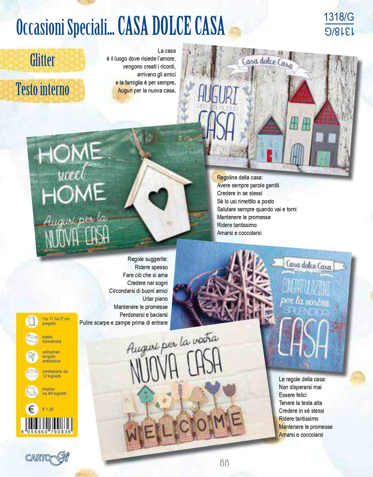 - 1318/G  - B.C. CASA DOLCE CASA (12PZ)