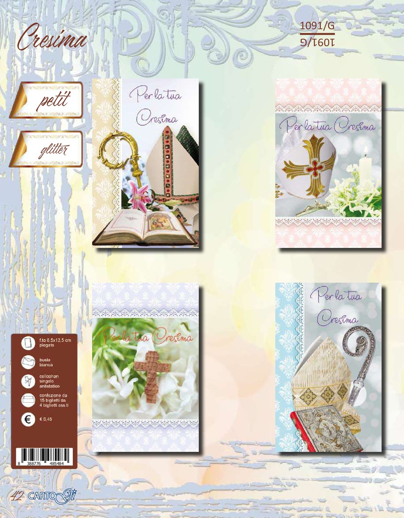 1091/G  - CRESIMA MIGNON GLITTER (60PZ)