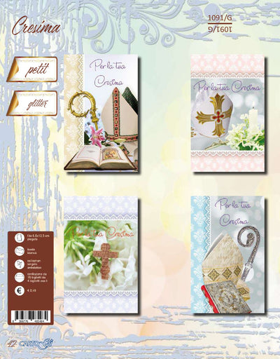 1091/G  - CRESIMA MIGNON GLITTER (60PZ)