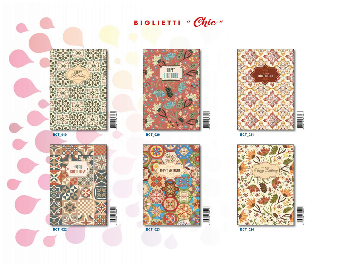 BCT-004 HAPPY BIRTHDAY CHIC (12PZ)