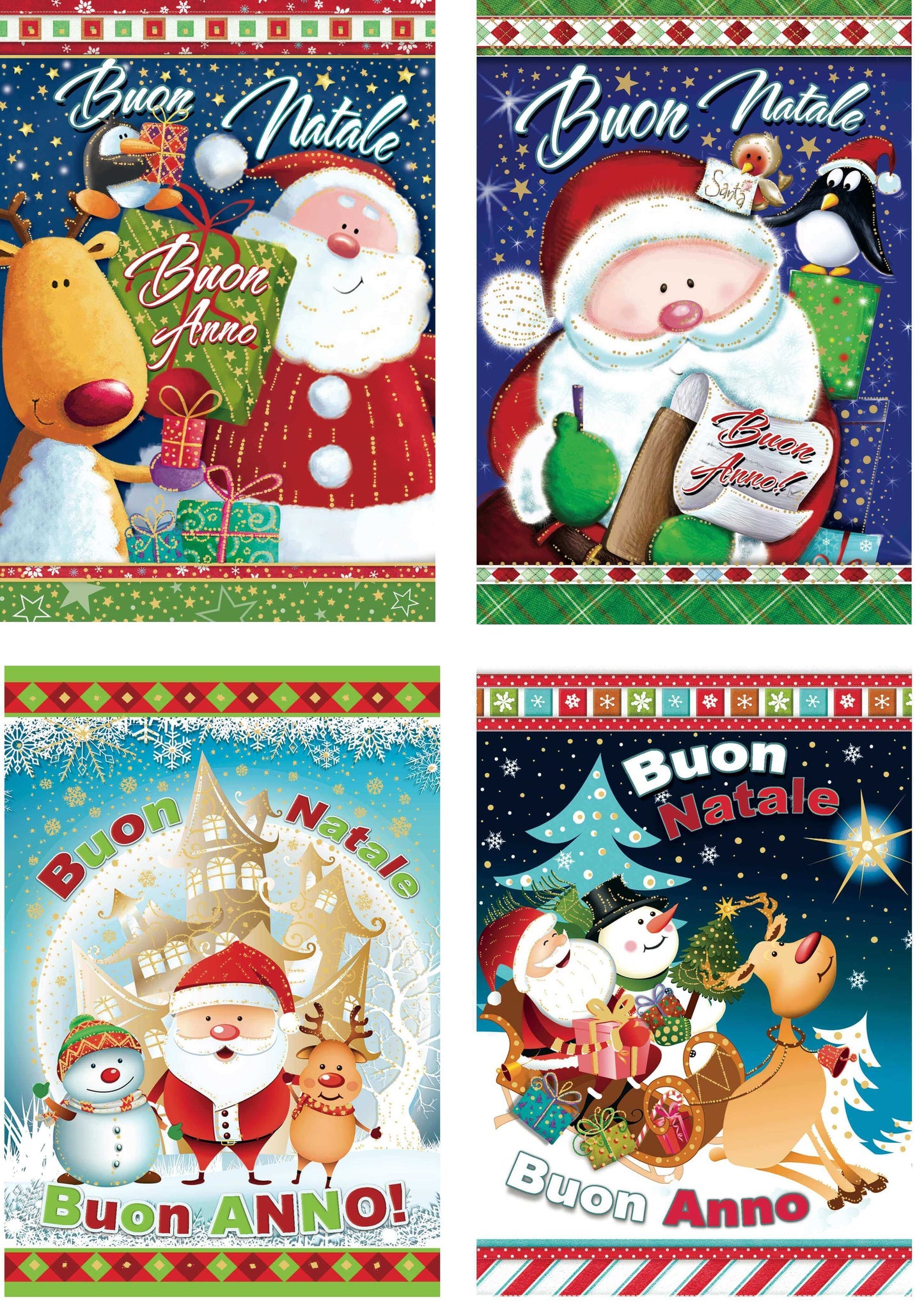 NA50061BN - BUON NATALE CON ORO (12PZ)