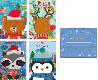 NA50063PS - BUON NATALE PORTASOLDI (12PZ)
