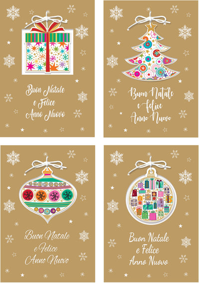 NA50064BN - BUON NATALE CON APPLICAZIONE (12PZ)
