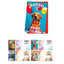 Biglietti compleanno bambini ED0529 animali ruota numeri 2-10 anni 11.5x17cm 12pz