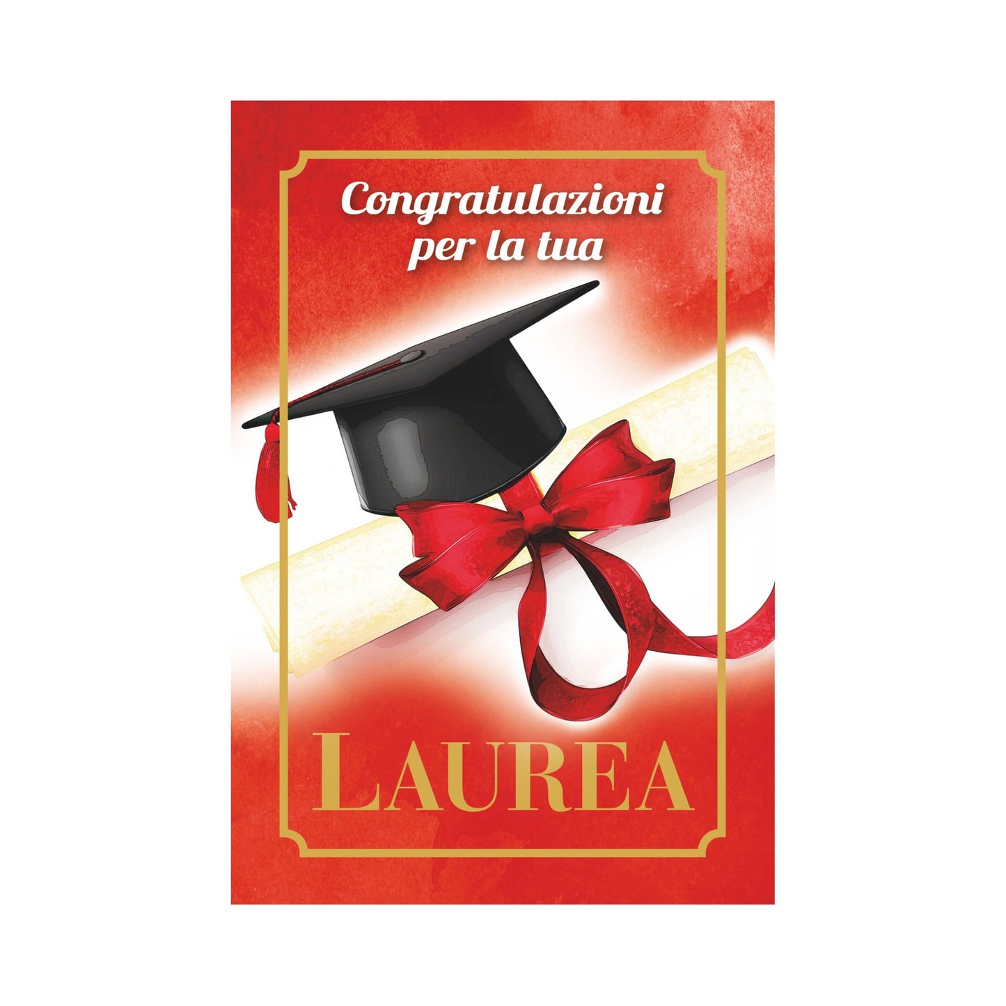 ED0555 BIGLIETTI AUGURALI CONGRATULAZIONI PER LA TUA LAUREA (12PZ)