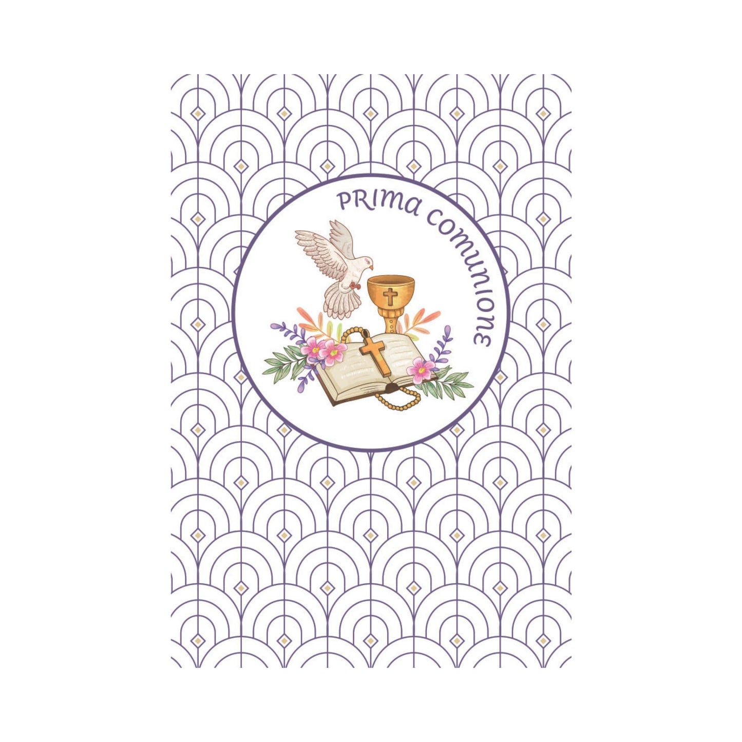ED0564 BIGLIETTI PRIMA COMUNIONE ORIGINAL (12PZ)