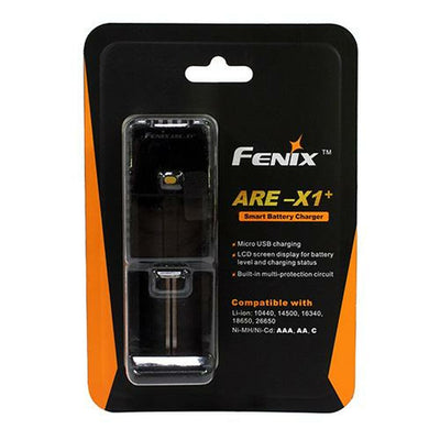 Fenix ARE-X1+ caricabatterie portatile Micro USB 18650 26650 dim 104x32x32mm peso 42g