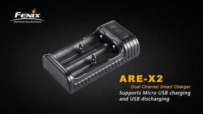 FENIX CARICABATTERIE DUAL CHANNEL MICRO USB