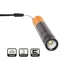 Nero Led Slim torcia alluminio compatta dettaglio corpo cilindrico con clip