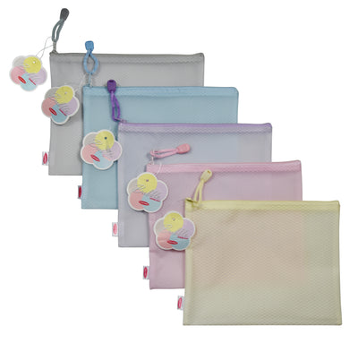 Plastibor Bubble Busta Zip in EVA Colori Pastello 228x185 mm