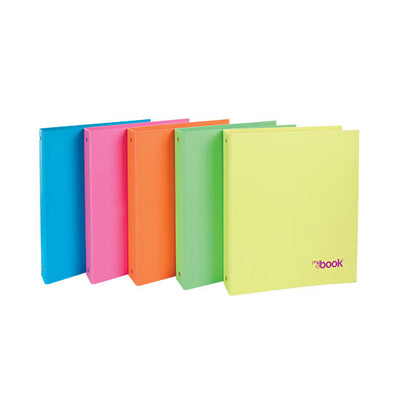 RACCOGLITORI A 4 ANELLI FLUO 30mm NIKOFFICE (5PZ)