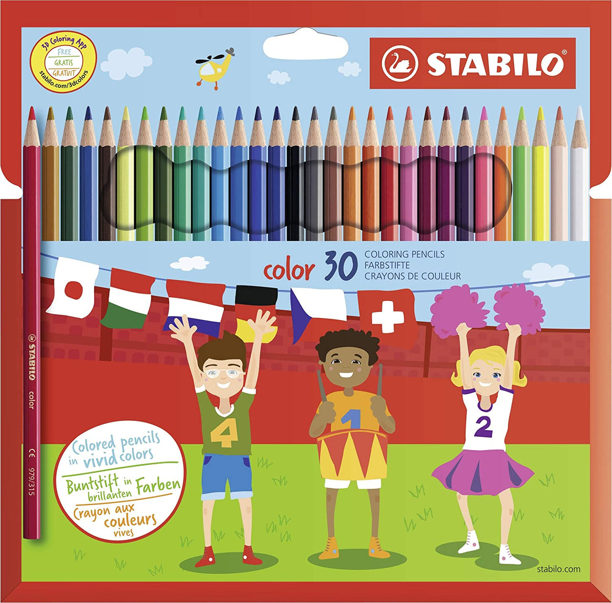 PASTELLI STABILO COLOR - 30 COLORI