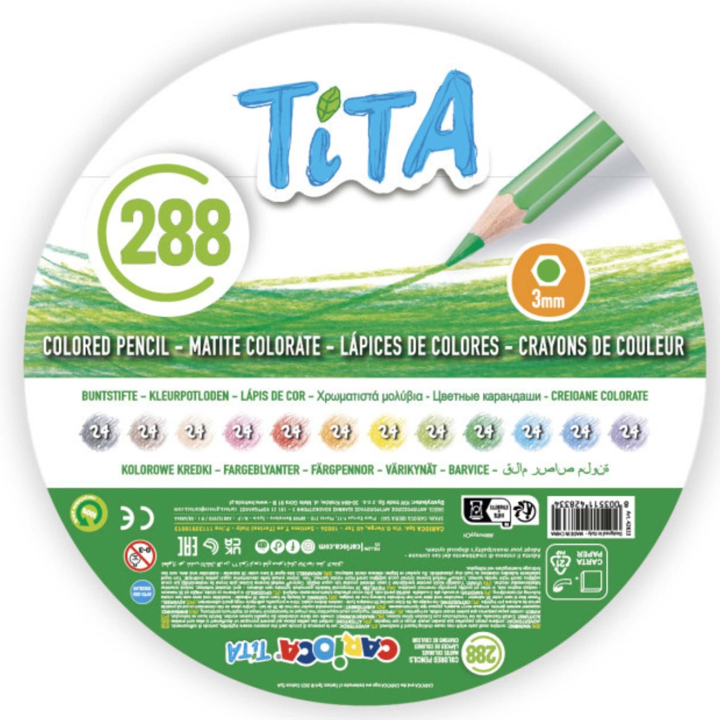 PASTELLI CARIOCA TITA SCHOOL BOX (288PZ)