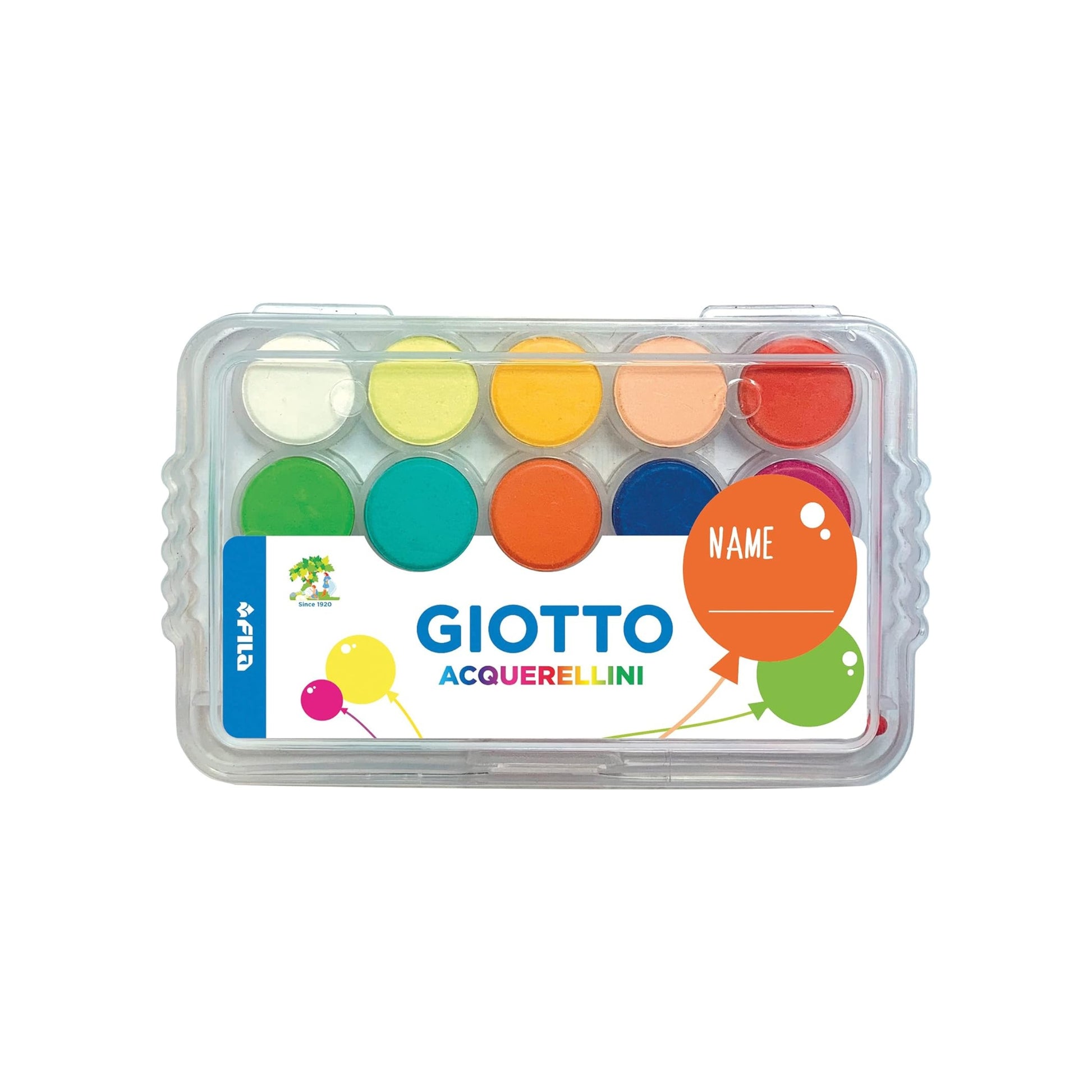 Giotto Party Set acquerellini pastiglie colori vivaci