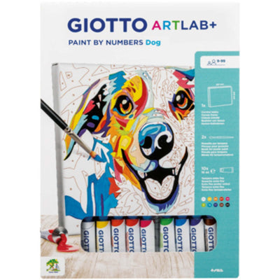 Giotto ArtLab+ Paint by Numbers Dog tela numerata soggetto cane