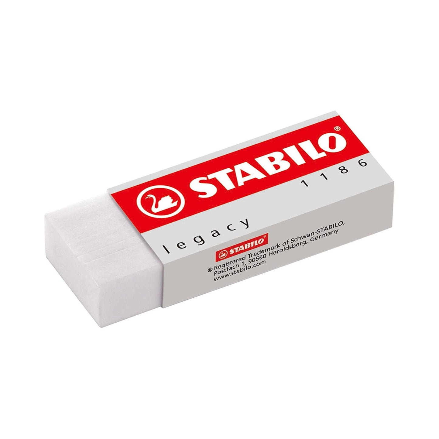 Gomma Stabilo Legacy 1186 per cancellazione precisa su carta