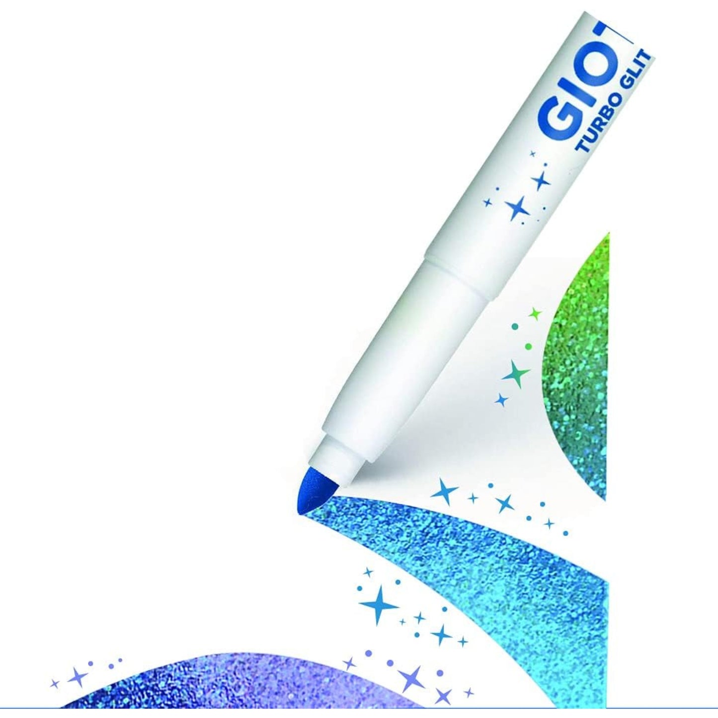 ASTUCCIO 8 PENNARELLI GIOTTO TURBO GLITTER Punta 2,8mm