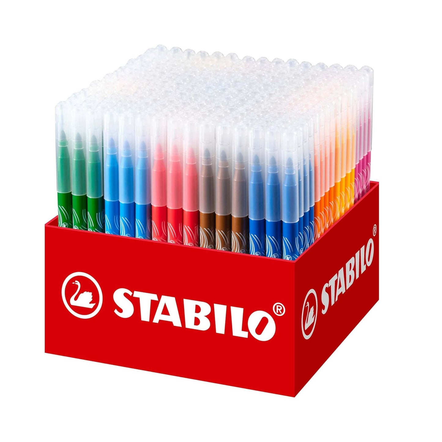STABILO Power School Box contenente 240 pennarelli colorati con punta resistente