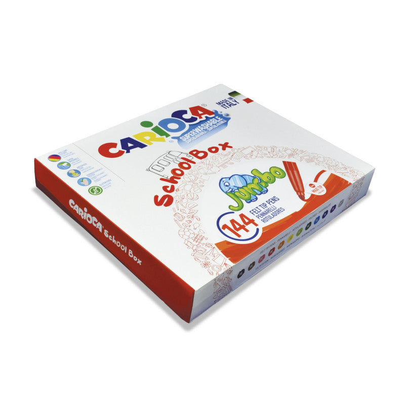 PENNARELLI CARIOCA MAXI JUMBO SCHOOL BOX (144PZ)