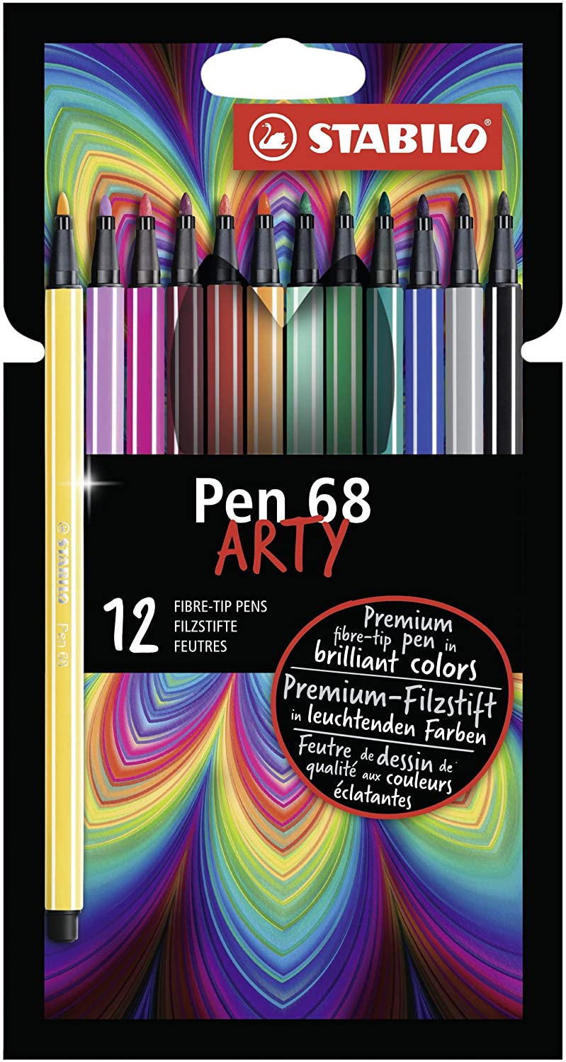 12 PENNARELLI STABILO PEN 68