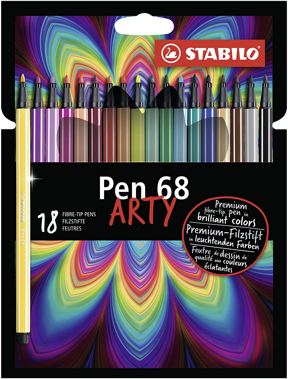 18 PENNARELLI STABILO PEN 68