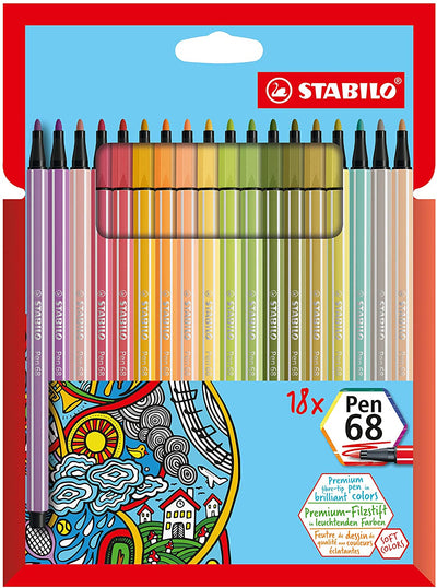 18 PENNARELLI STABILO PEN 68